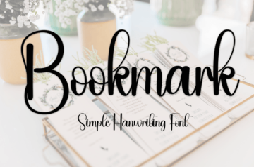 Bookmark Font Digital Font Download