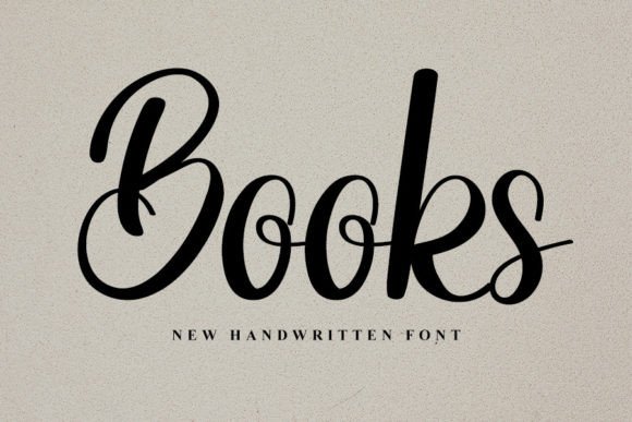 Books Font Digital Font Download