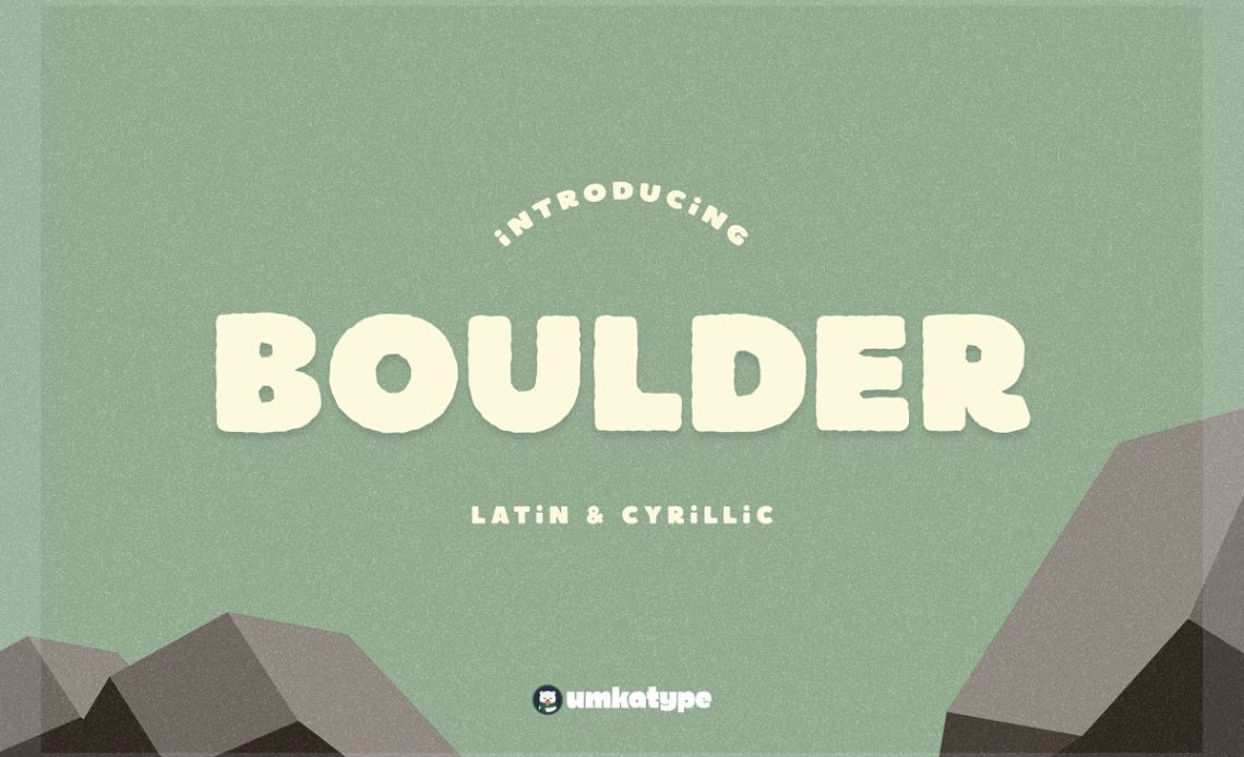 Boulder Font Digital Font Download