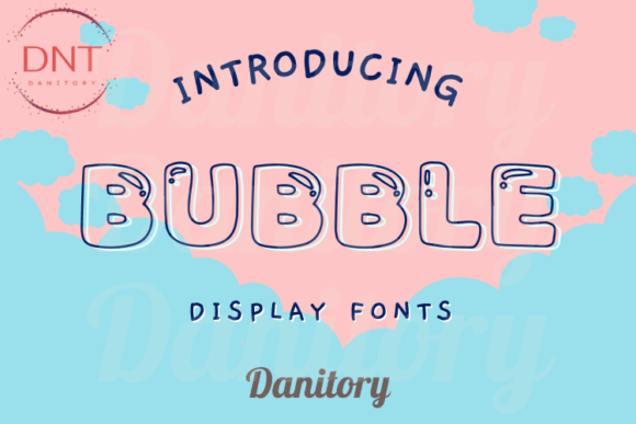 Bubble Font Digital Download