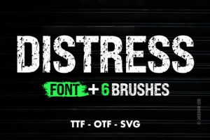 Distress College Grunge Font - Font For Monogram On Cricut - Basedroid.com