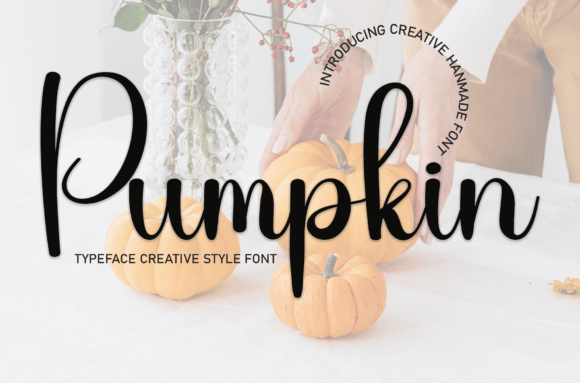 Pumpkin Font Digital Font Download