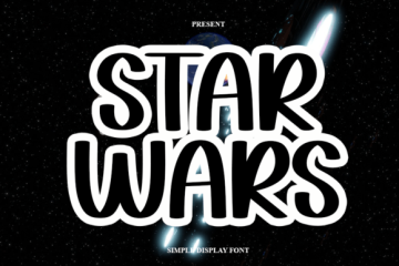 Star Wars Font Digital Font Download