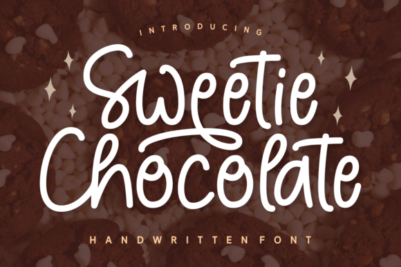 Sweetie Chocolate Font Digital Font Download