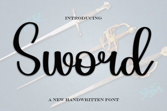 Sword Font Digital Font Download