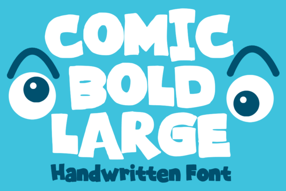 Comic Bold Large Font Digital Font Download