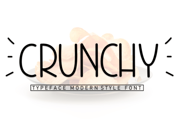 Crunchy Font Digital Font Download