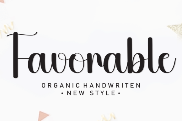 Favorable Font Digital Font Download