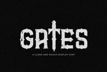 Gates Font Digital Font Download