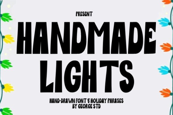 Handmade Lights Font Digital Font Download