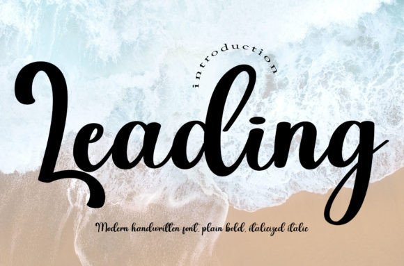 Leading Font Digital Font Download