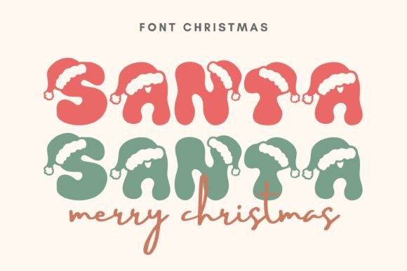 Santa Santa Font Digital Font Download