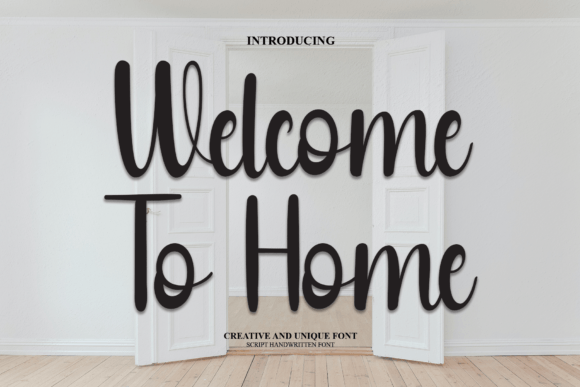 Welcome to Home Font Digital Font Download