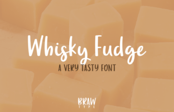 Whisky Fudge Font Digital Font Download