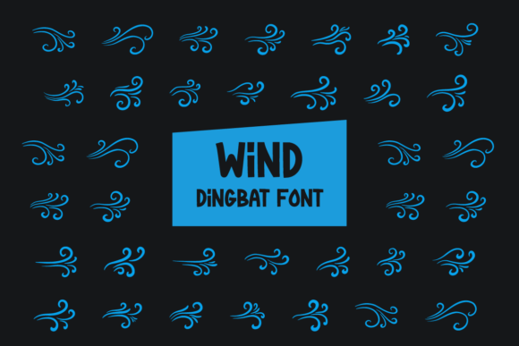 Wind Font Digital Font Download